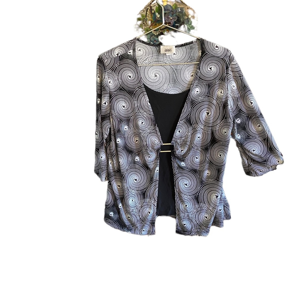 Janana’s brand Womens blouse with attached tank top